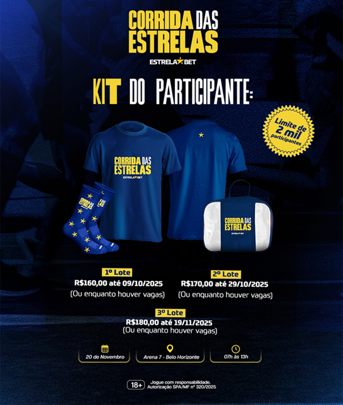EstrelaBet promove sua primeira corrida de rua em Belo Horizonte, unindo esporte, música e gastronomia 1