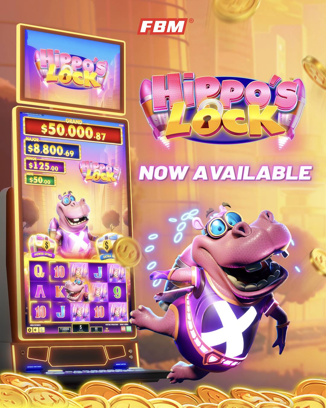 FBM® adiciona um novo herói à sua coleção de slots com o lançamento de Hippo’s Lock™ no México 2