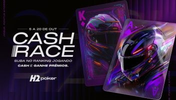 H2poker lança Cash Race, promoção que vai distribuir R$ 21 mil em prêmios