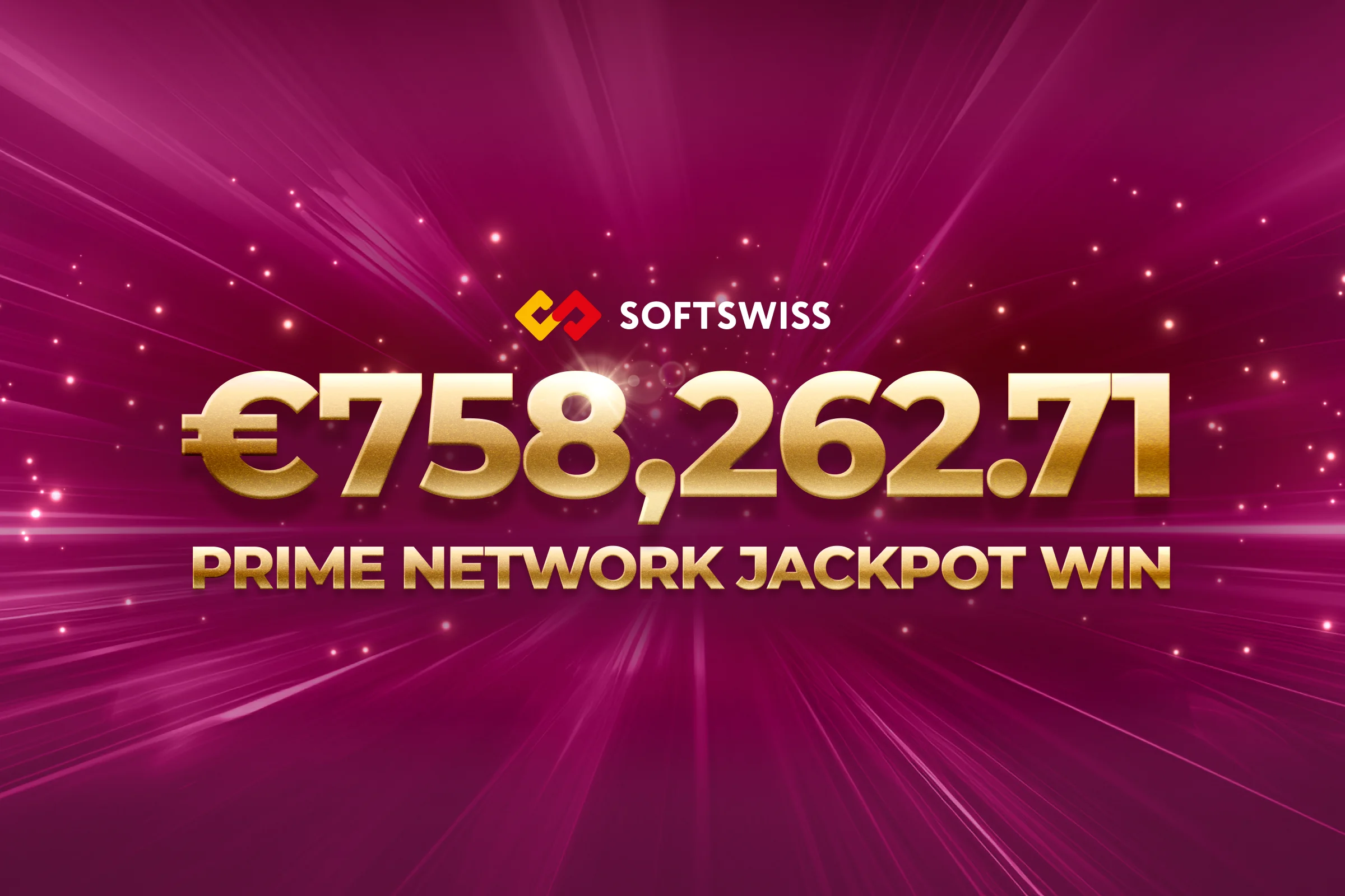 Jackpot da Prime Network da SOFTSWISS atinge € 758.262,71