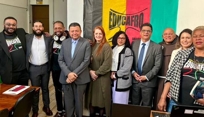 Loterj e Educafro trocam experiências sobre projetos sociais e combate ao jogo ilegal