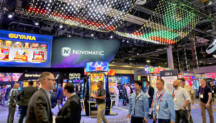Novomatic traz a energia para a G2E 2025