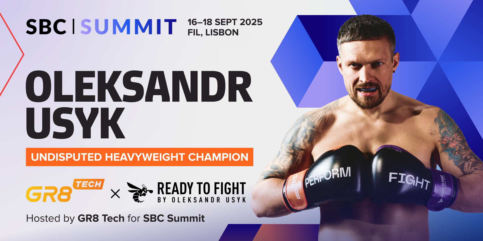O bicampeão indiscutível dos pesos pesados, Usyk, será a atração principal do SBC Summit