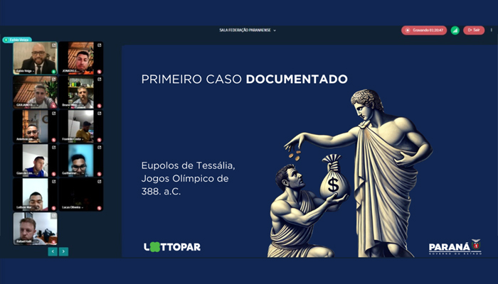 Parceria entre Lottopar e FPF reforça ética e integridade na formação de árbitros
