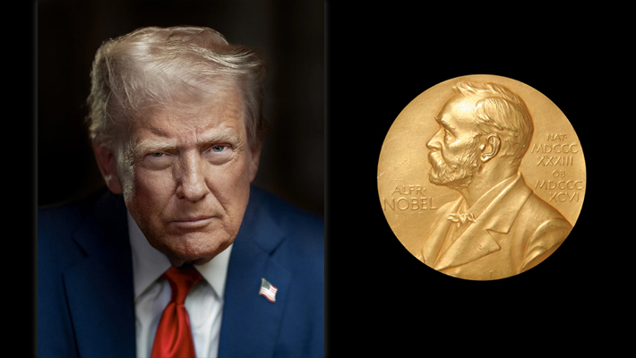 Trump sonha com o Nobel da Paz e aparece com chances nas casas de apostas 1