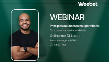 Webinar “Princípios do sucesso no sportsbook” com participação de Guilherme Di Lucca, Account Manager da BETBY