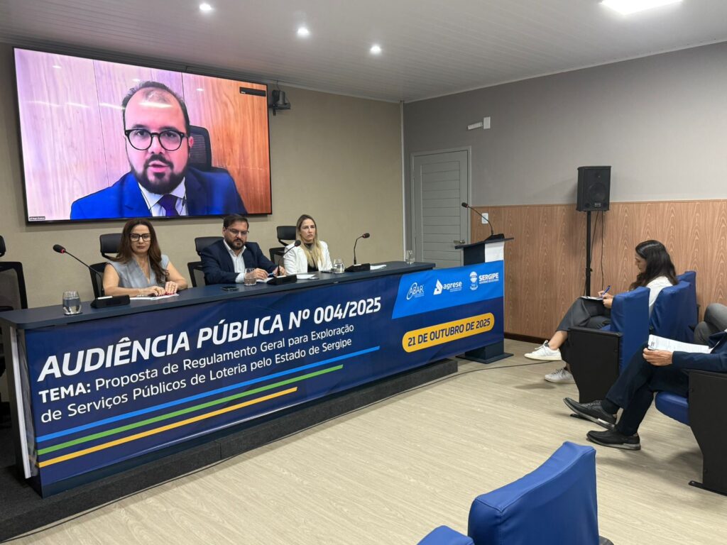Agrese realiza audiência pública sobre regulamentação de serviços lotéricos em Sergipe