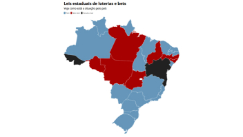 O g1 tentou acessar 52 sites de bets estaduais autorizados a funcionar e conseguiu fazer apostas em seis deles: 4 na Paraíba e 2 no Rio de Janeiro