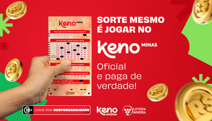 Sorte mesmo é jogar no Keno Minas: oficial e paga de verdade!