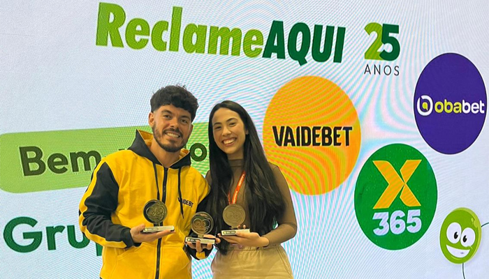 VaideBet, ObaBet e BetPix365 recebem troféus de indicações ao Prêmio Reclame AQUI 2025 1