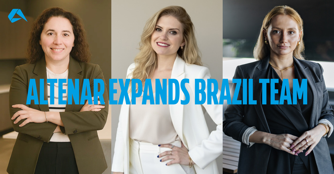 Alterar amplia equipe no Brasil com três novas contratações