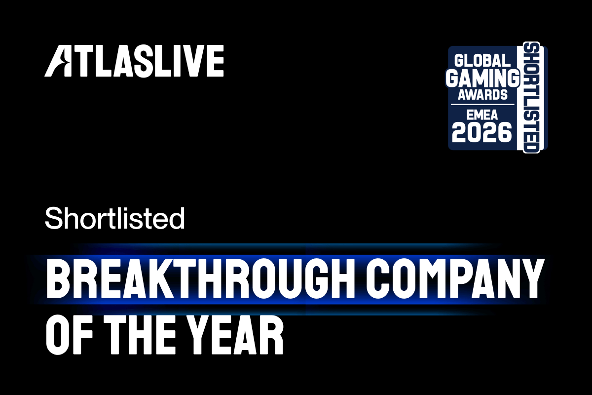 Atlaslive é indicada finalista para “Empresa Revelação do Ano” no Global Gaming Awards EMEA 2026