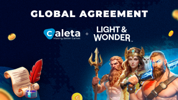 Caleta Gaming assina acordo global com a Light & Wonder para múltiplas jurisdições