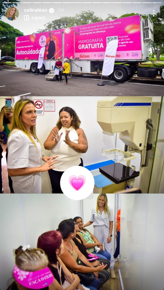 Estrutural, Ceilândia e Sol Nascente recebem esta semana a Carreta de mamografia da Laço Rosa, que vai oferecer mais de 500 exames gratuitos 2