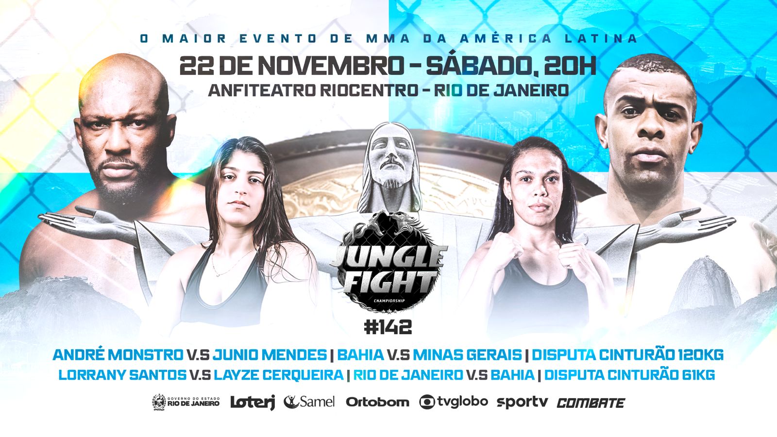 Loterj é uma das patrocinadoras da volta do Jungle Fight ao Rio