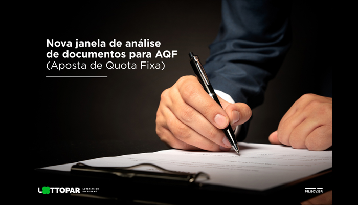 Lottopar avança para nova janela de análise de documentos para Apostas de Quota Fixa (AQF)