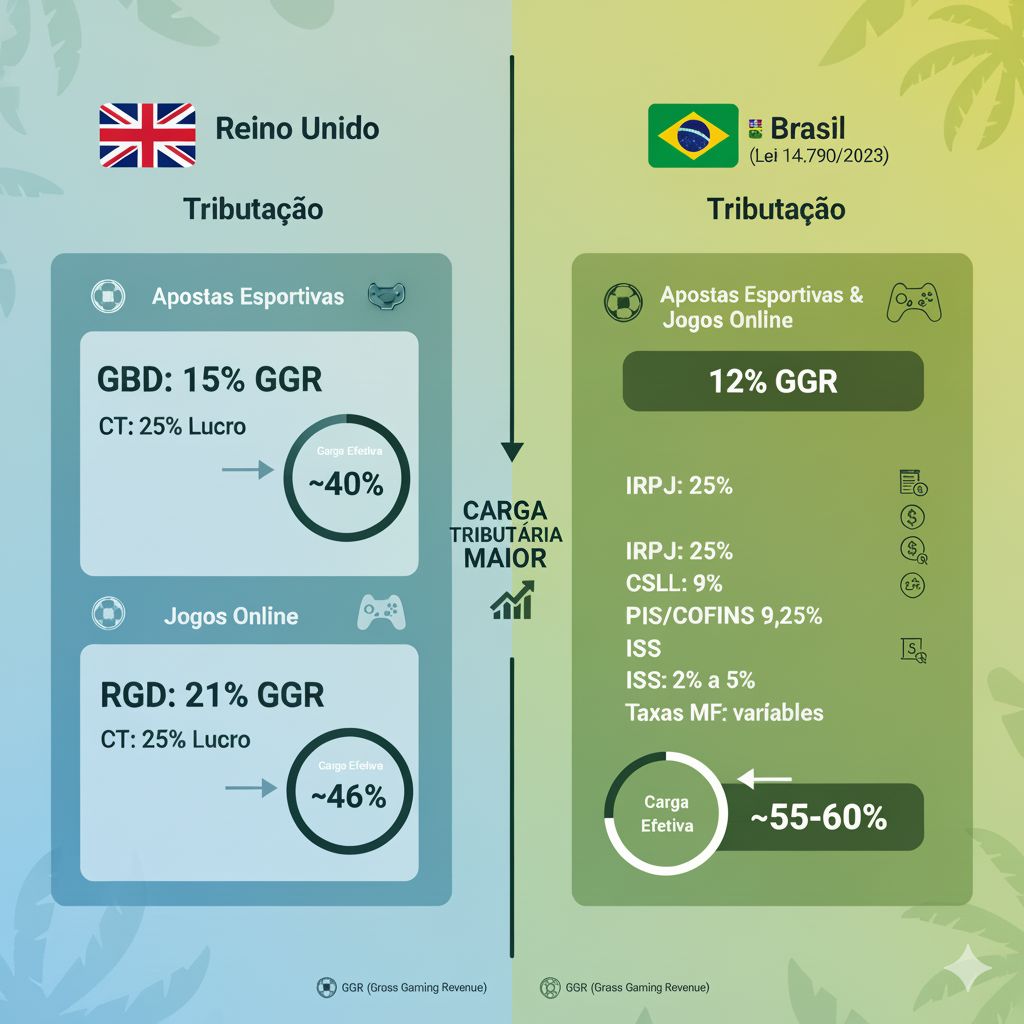 O Brasil realmente tributa menos os operadores de bets? Os dados mostram o contrário