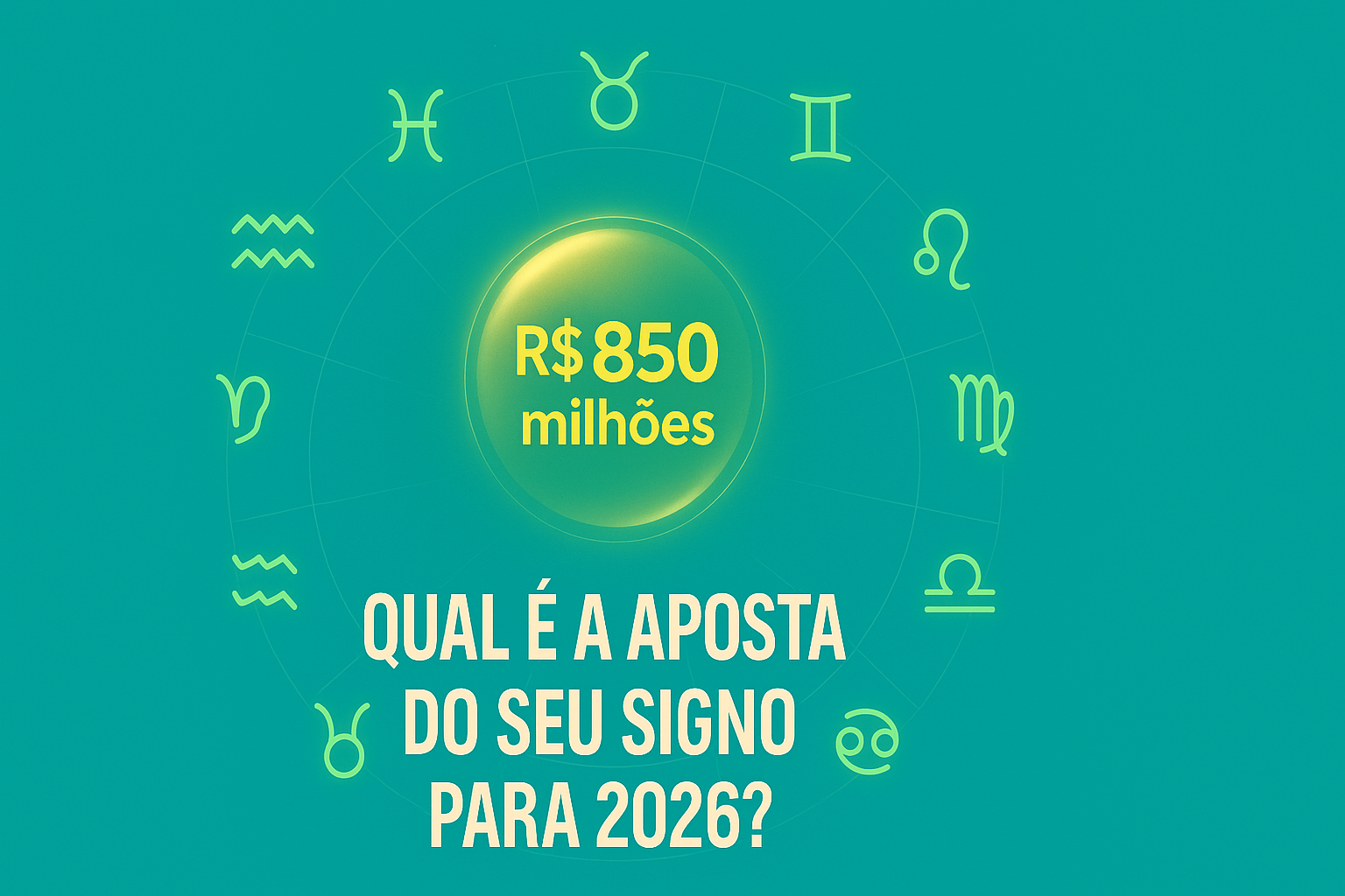 Astros e apostas: veja quais dezenas cada signo escolheria para tentar a sorte na Mega da Virada