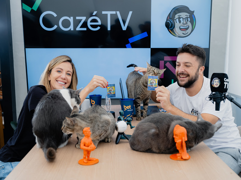 Betnacional e CazéTV cuidam de gatos para quebrar a zica pelo Hexa 2
