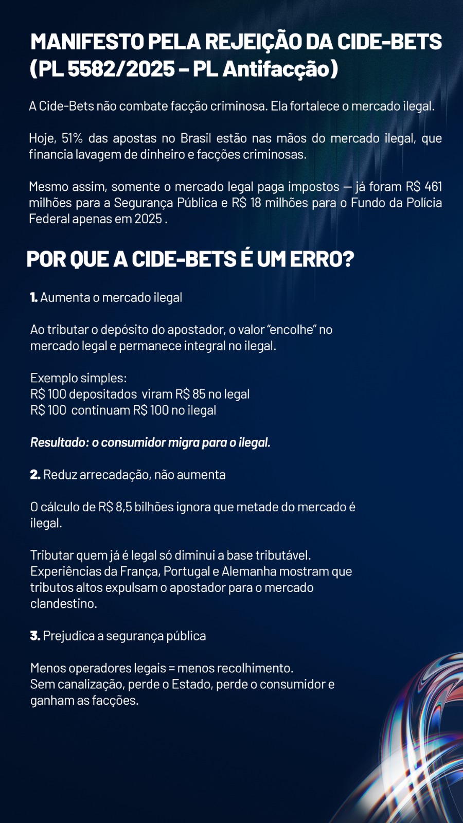 PL Antifacção fortalece crime organizado e pode levar ao caos jurídico, alerta setor de apostas 3
