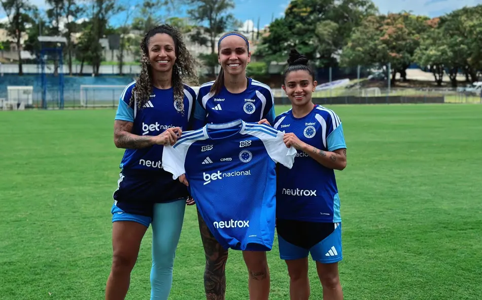 Betnacional é a nova patrocinadora master do futebol feminino do Cruzeiro