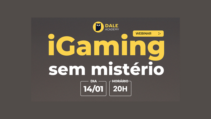 Dale Academy promove webinar gratuito sobre mercado de iGaming nesta quarta-feira