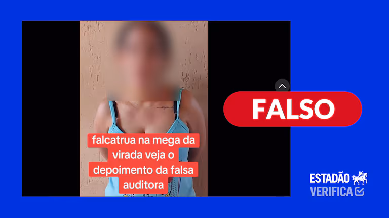 Estadão Verifica: É encenação vídeo com depoimento de ‘falsa auditora’ do sorteio da Mega da Virada 1
