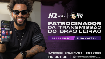 H2bet vai patrocinar a transmissão da Série A do Brasileirão na CazéTV