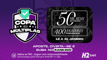 Primeira Copa das múltiplas do H2bet de 2026 está no ar!