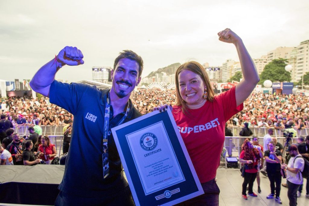 Super Bateria entra para o GUINNESS WORLD RECORD™️ como a maior bateria de samba do mundo Caixa de entrada 3