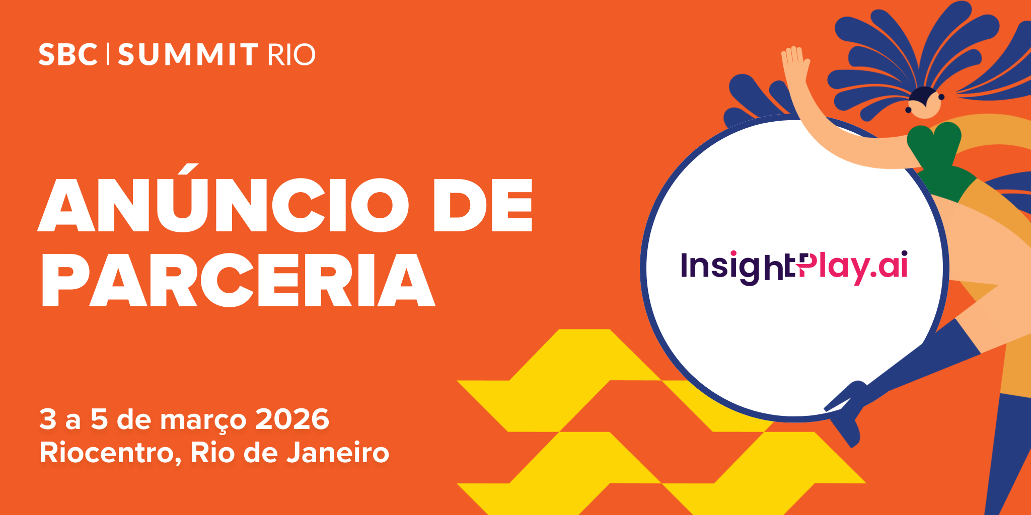 SBC anuncia InsightPlay.ai como parceira oficial de Inteligência Artificial para o SBC Summit Rio