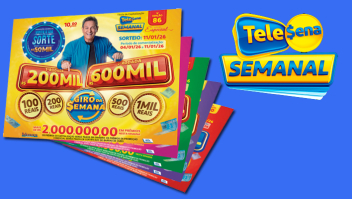 Tele Sena Semanal: edições 86 a 90 com mais de R$ 1 milhão em prêmios em cada uma 1