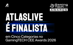 Atlaslive é finalista nas categorias Melhor Provedor de Plataforma de iGaming e Provedor de Apostas Esportivas no GamingTECH Awards