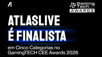 Atlaslive é finalista nas categorias Melhor Provedor de Plataforma de iGaming e Provedor de Apostas Esportivas no GamingTECH Awards