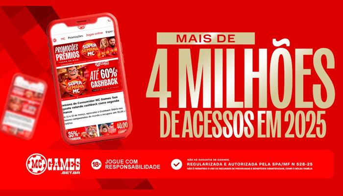 Blog da MC Games liderou mercado em 2025, com mais de 4 milhões de acessos