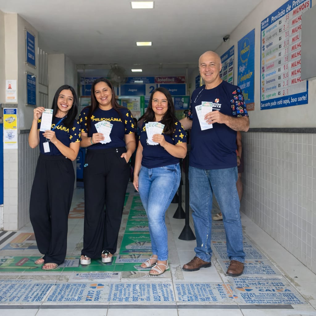 Bolão de Eusébio (CE) fatura R$ 158 mi na Mega-Sena com aposta de 5 cotas 1