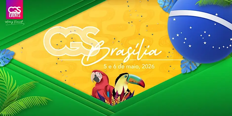 CGS Brasília 2026 apresenta programação com 9 painéis sobre mercado regulado de jogos