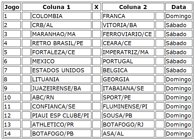 Confira a programação do concurso 1239 da Loteca com prêmio de R$ 1,5 milhão