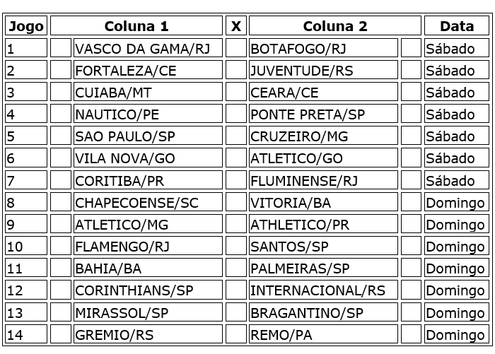 Confira a programação do concurso 1240 da Loteca com prêmio de R$ 1,5 milhão