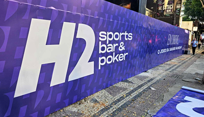 H2 Sports Bar & Poker inicia reforma para lançar unidade em Belo Horizonte