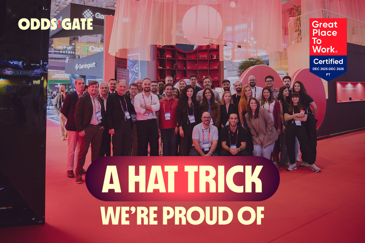 Oddsgate recebe a certificação Great Place to Work pelo terceiro ano consecutivo