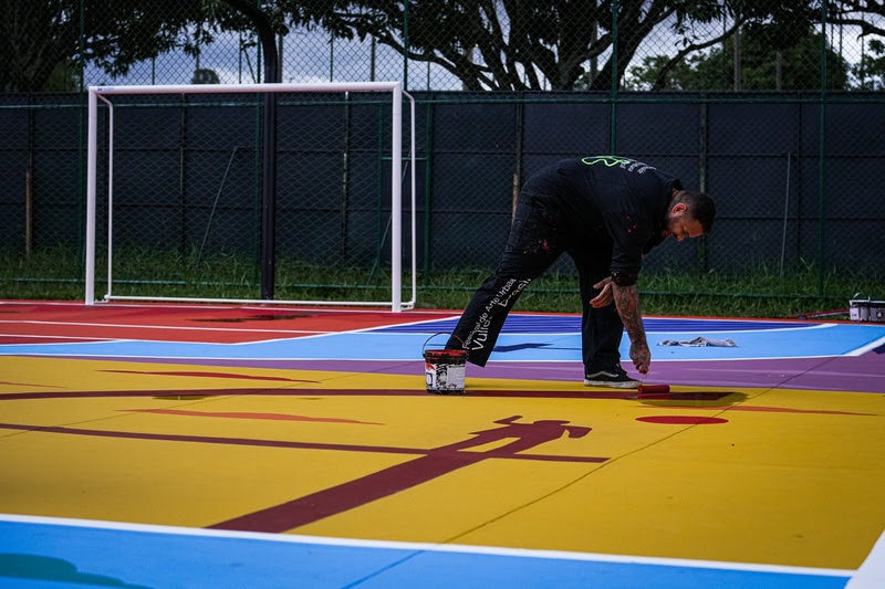 Betano convida artistas locais para revitalizar quadras no Parque da Cidade 1