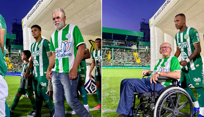 Chapecoense promove ação de conscientização sobre o Parkinson antes de duelo com o Botafogo