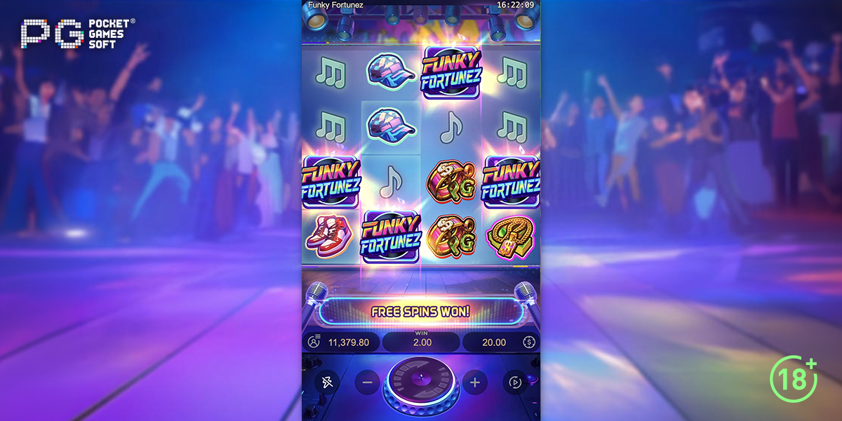 PG Soft lança nova slot Funky Fortunez