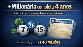 +Milionária que completa quatro anos e distribuiu o prêmio principal apenas duas vezes