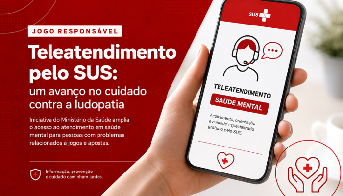Teleatendimento pelo SUS marca avanço no enfrentamento à ludopatia no Brasil
