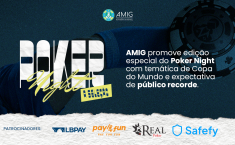 AMIG promove edição especial do Poker Night com temática de Copa do Mundo e expectativa de público recorde
