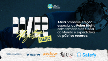 AMIG promove edição especial do Poker Night com temática de Copa do Mundo e expectativa de público recorde