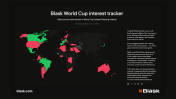 Blask lança mapa de interesse em tempo real acompanhando as nações da Copa do Mundo de 2026