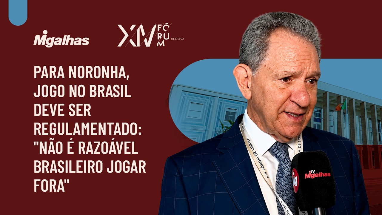 Cassinos devem ser legalizados no Brasil, defende ministro João Otávio de Noronha do STJ